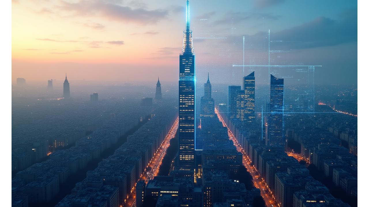 Vue panoramique de Paris au lever du soleil, symbolisant l'innovation et la croissance juridique.